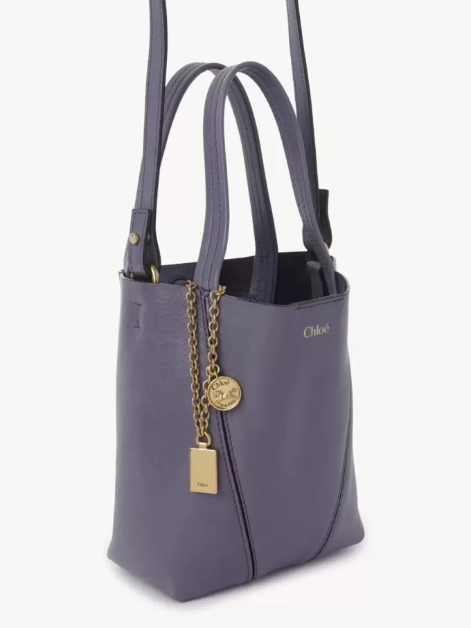 Mała torba typu tote Chloé Spin ze skóry licowej Mała torba typu tote Chloé Spin ze skóry licowej