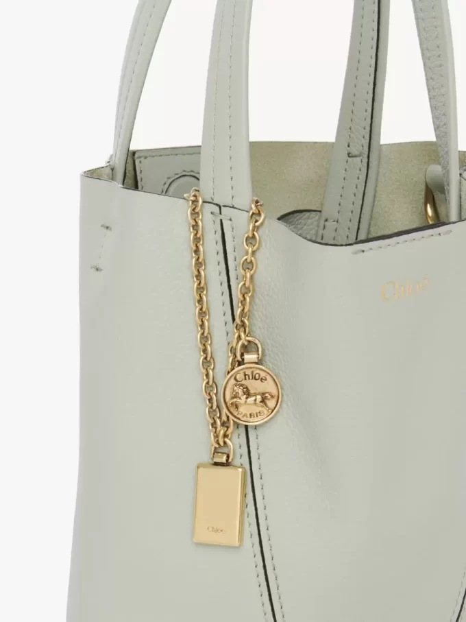 Mała torba typu tote Chloé Spin ze skóry licowej Mała torba typu tote Chloé Spin ze skóry licowej