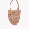 Mała torba typu tote Summer Banana z rafii Mała torba typu tote Summer Banana z rafii