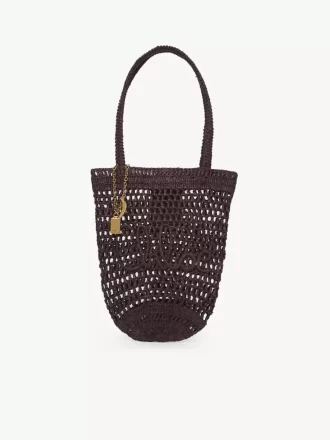 Mała torba typu tote Summer Banana z rafii