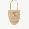 Mała torba typu tote Summer Banana z rafii Mała torba typu tote Summer Banana z rafii