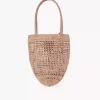 Mała torba typu tote Summer Banana z rafii Mała torba typu tote Summer Banana z rafii