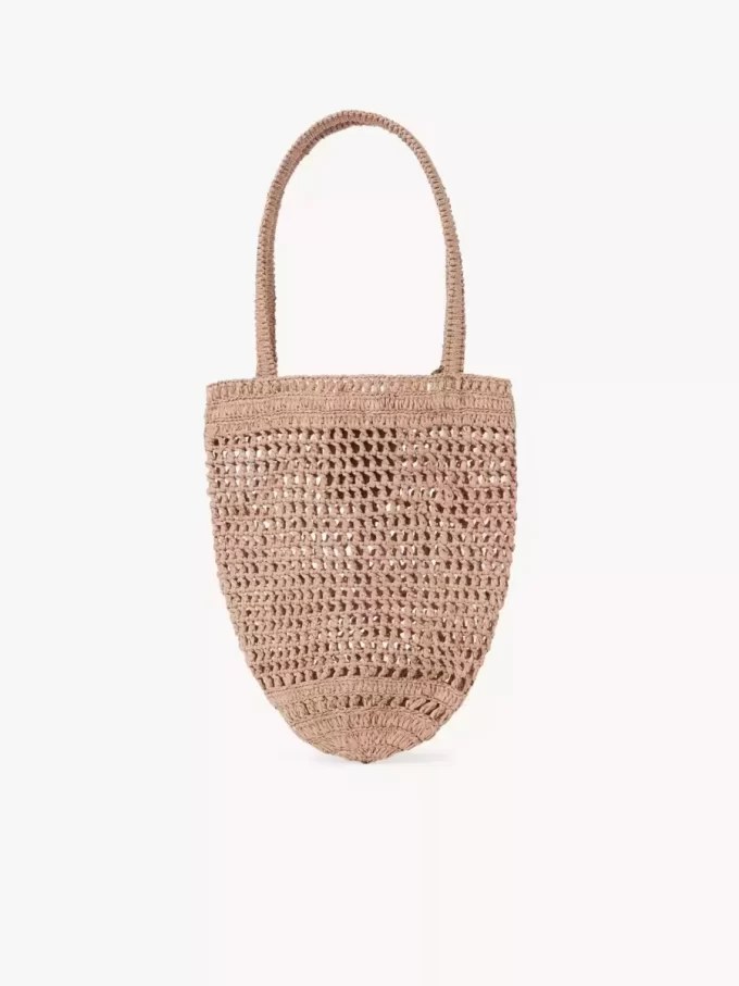 Mała torba typu tote Summer Banana z rafii Mała torba typu tote Summer Banana z rafii