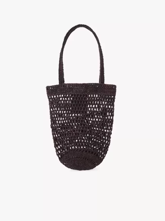Mała torba typu tote Summer Banana z rafii Mała torba typu tote Summer Banana z rafii