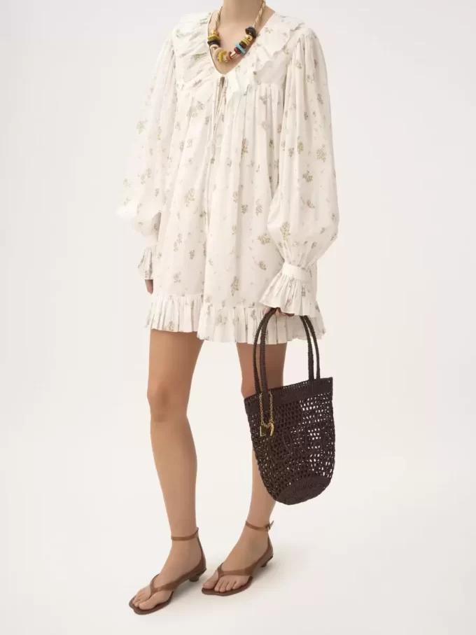 Mała torba typu tote Summer Banana z rafii Mała torba typu tote Summer Banana z rafii