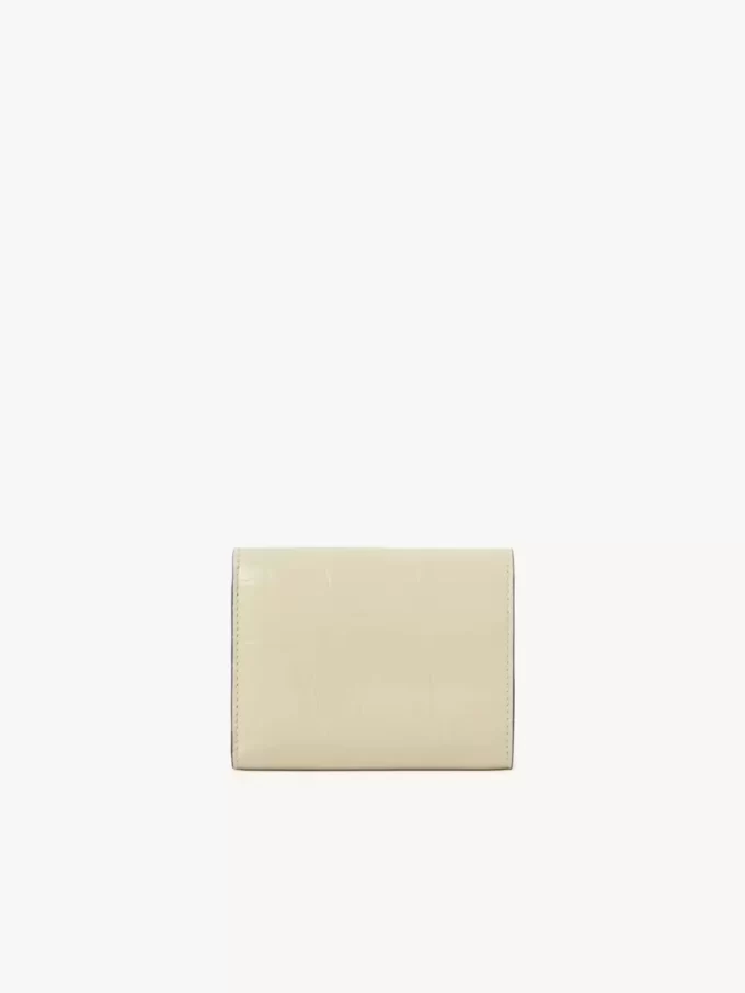 Mała torebka Chloé Iconic tri-fold ze skóry imitującej skórę krokodyla