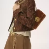 Mała torebka na ramię Chloé Heritage z aksamitu Mała torebka na ramię Chloé Heritage z aksamitu