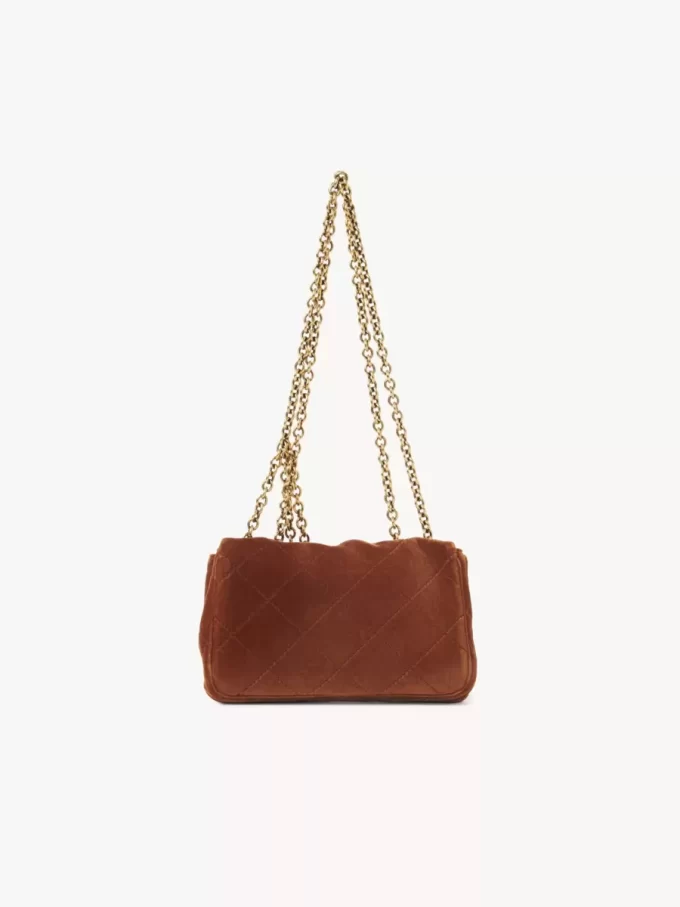 Mała torebka na ramię Chloé Heritage z aksamitu Mała torebka na ramię Chloé Heritage z aksamitu