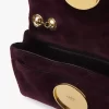 Mała torebka na ramię Chloé Heritage z aksamitu Mała torebka na ramię Chloé Heritage z aksamitu