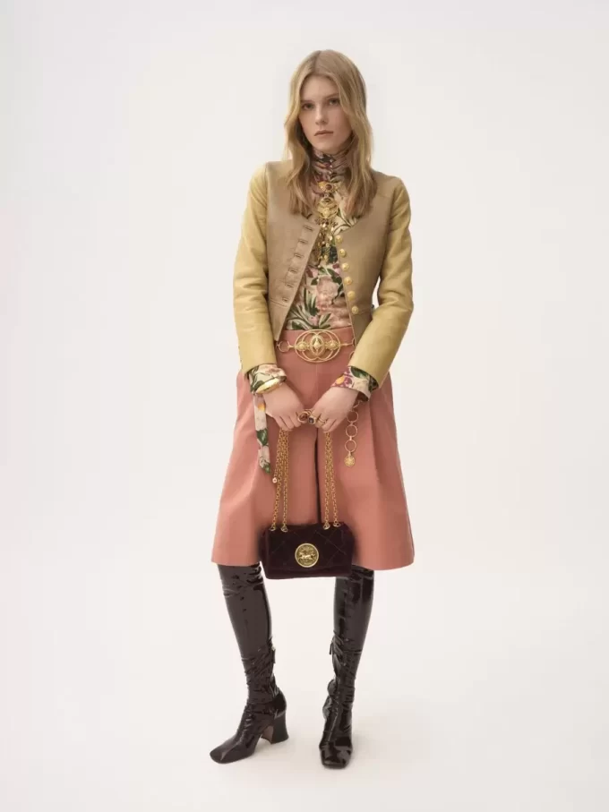 Mała torebka na ramię Chloé Heritage z aksamitu Mała torebka na ramię Chloé Heritage z aksamitu