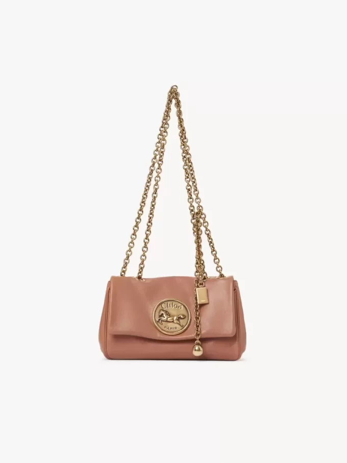 Mała torebka na ramię Chloé Heritage ze skóry licowej Mała torebka na ramię Chloé Heritage ze skóry licowej