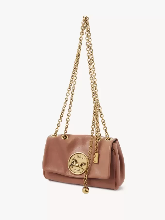 Mała torebka na ramię Chloé Heritage ze skóry licowej Mała torebka na ramię Chloé Heritage ze skóry licowej