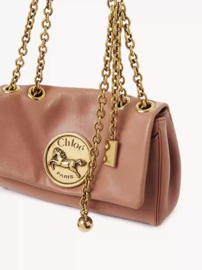 Mała torebka na ramię Chloé Heritage ze skóry licowej Mała torebka na ramię Chloé Heritage ze skóry licowej