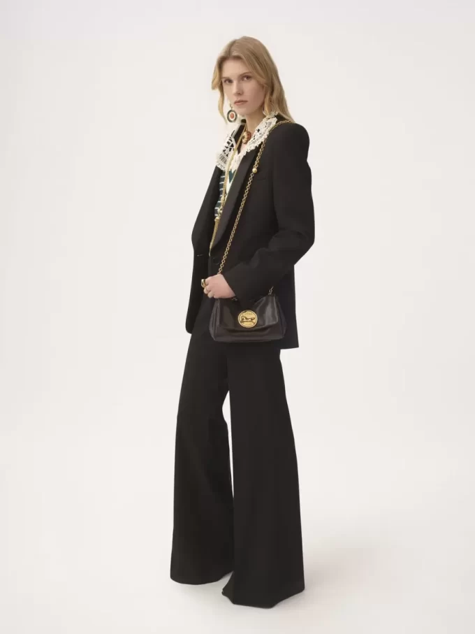 Mała torebka na ramię Chloé Heritage ze skóry licowej Mała torebka na ramię Chloé Heritage ze skóry licowej