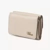 Mini Chloé Iconic tri-fold z błyszczącej skóry