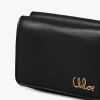Mini Chloé Iconic tri-fold z błyszczącej skóry
