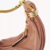 Mini torebka typu hobo z bransoletką ze skóry licowej Mini torebka typu hobo z bransoletką ze skóry licowej