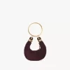 Mini torebka typu hobo z bransoletką ze skóry zamszowej Mini torebka typu hobo z bransoletką ze skóry zamszowej