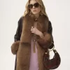 Mini torebka typu hobo z bransoletką ze skóry zamszowej i skóry węża Mini torebka typu hobo z bransoletką ze skóry zamszowej i skóry węża