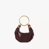 Mini torebka typu hobo z bransoletką ze skóry zamszowej i skóry węża Mini torebka typu hobo z bransoletką ze skóry zamszowej i skóry węża