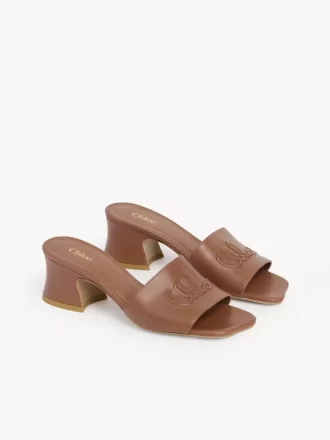 Muły na obcasie Chloé Soleil