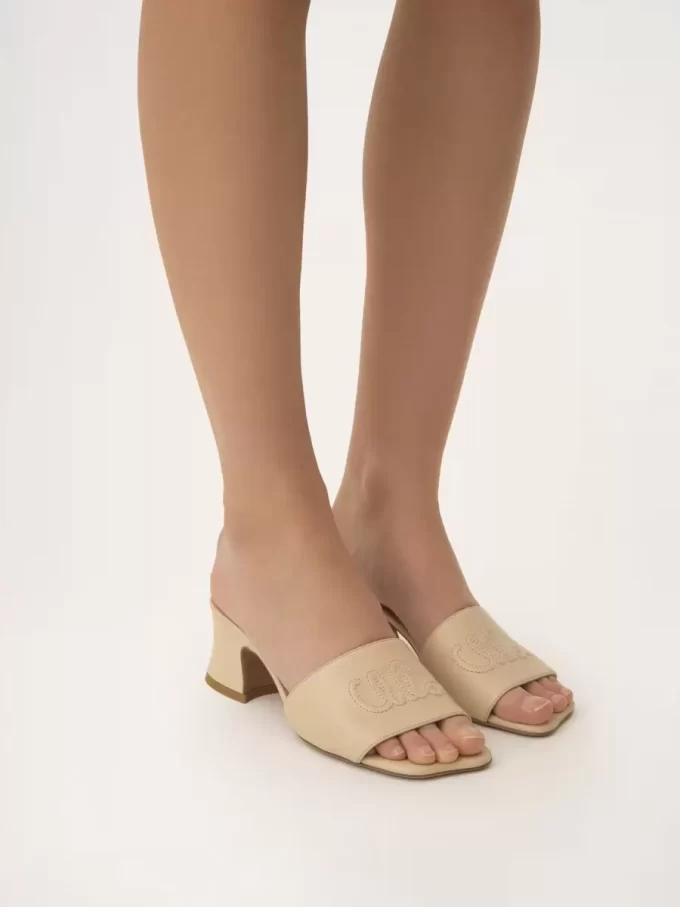 Muły na obcasie Chloé Soleil Muły na obcasie Chloé Soleil