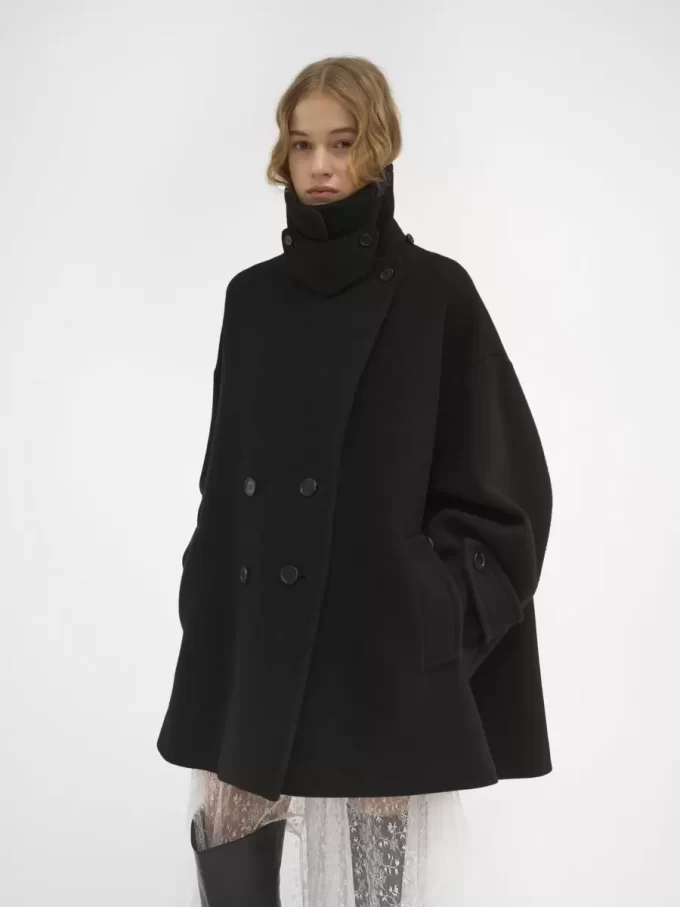 Oversize’owy płaszcz z wełny Oversize’owy płaszcz z wełny