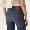 Proste jeansy z denimu Proste jeansy z denimu
