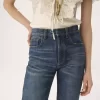 Proste jeansy z denimu Proste jeansy z denimu