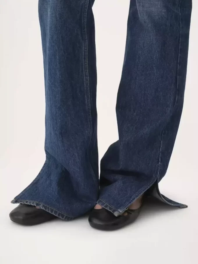 Proste jeansy z denimu Proste jeansy z denimu