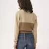 Sweter z kołnierzykiem z dzianiny wełniano-kaszmirowej Sweter z kołnierzykiem z dzianiny wełniano-kaszmirowej