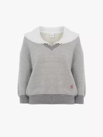 Sweter z kołnierzykiem z polaru chiné Sweter z kołnierzykiem z polaru chiné
