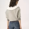 Sweter z kołnierzykiem z polaru chiné Sweter z kołnierzykiem z polaru chiné