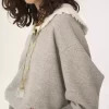 Sweter z kołnierzykiem z polaru chiné Sweter z kołnierzykiem z polaru chiné