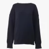Sweter z logo wykonany z wełny i kaszmiru Sweter z logo wykonany z wełny i kaszmiru