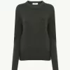 Sweter z logo wykonany z wełny merynosów Sweter z logo wykonany z wełny merynosów