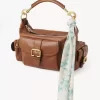 Szal typu bandeau Chloé Peonies z jedwabnego uroku Szal typu bandeau Chloé Peonies z jedwabnego uroku