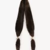 Szalik Chloé Chain Tails z owczej skóry