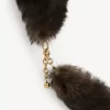 Szalik Chloé Chain Tails z owczej skóry