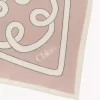 Szalik Chloé Iconic Print z bawełny i jedwabiu