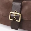 Torba na aparat ze skóry zamszowej