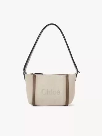 Torba na ramię Chloé Carry z płótna Torba na ramię Chloé Carry z płótna