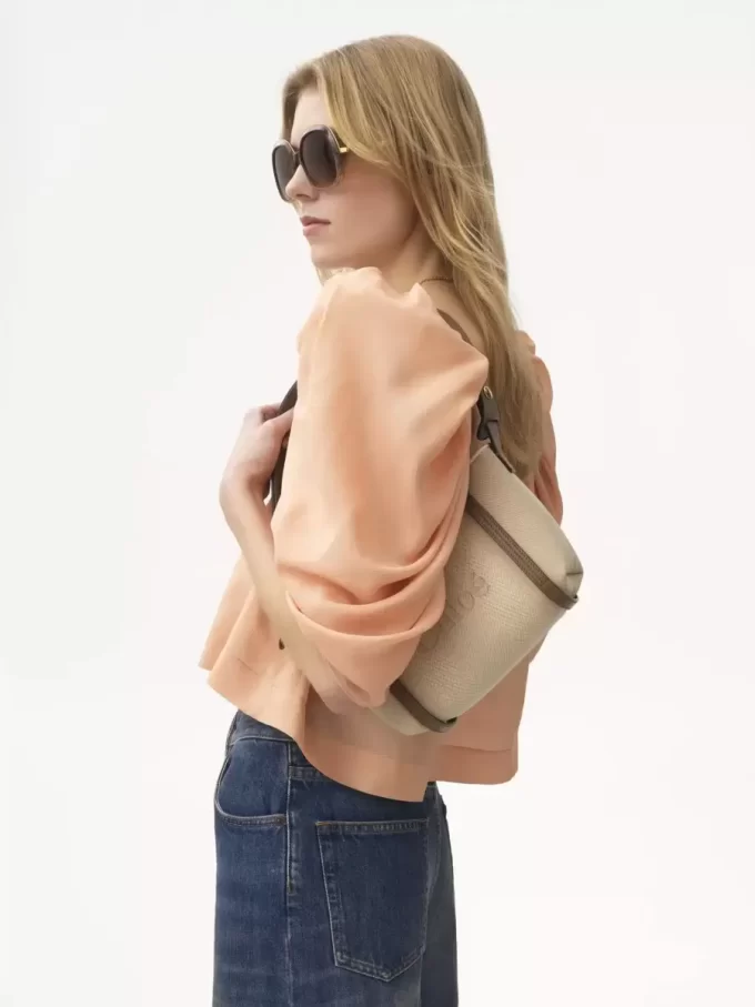 Torba na ramię Chloé Carry z płótna Torba na ramię Chloé Carry z płótna