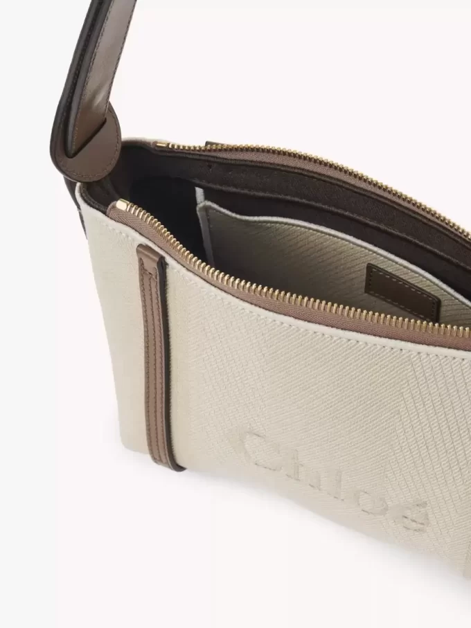 Torba na ramię Chloé Carry z płótna Torba na ramię Chloé Carry z płótna