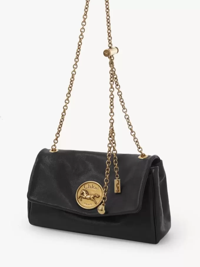 Torba na ramię Chloé Heritage ze skóry licowej Torba na ramię Chloé Heritage ze skóry licowej