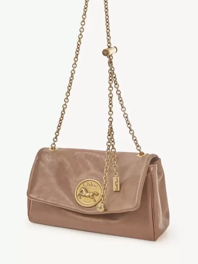 Torba na ramię Chloé Heritage ze skóry licowej Torba na ramię Chloé Heritage ze skóry licowej
