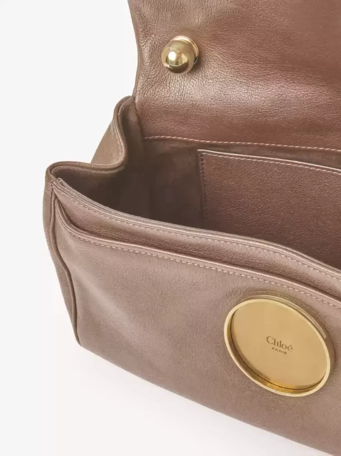 Torba na ramię Chloé Heritage ze skóry licowej Torba na ramię Chloé Heritage ze skóry licowej