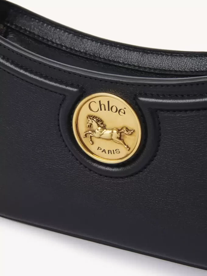 Torba na ramię Horse Medal ze skóry licowej Torba na ramię Horse Medal ze skóry licowej