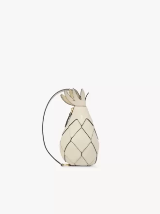 Torba na ramię Pineapple ze skóry licowej