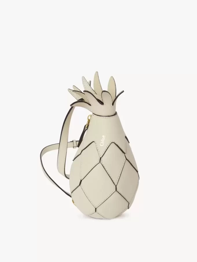 Torba na ramię Pineapple ze skóry licowej